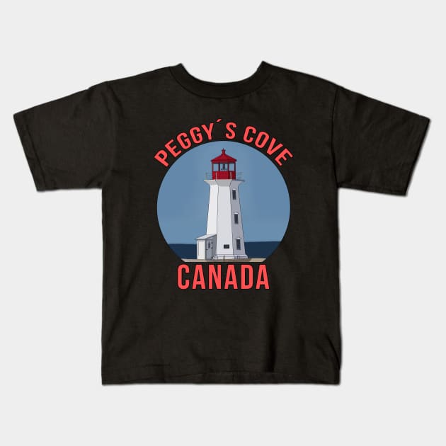 Peggy´s Cove Canada Kids T-Shirt by DiegoCarvalho